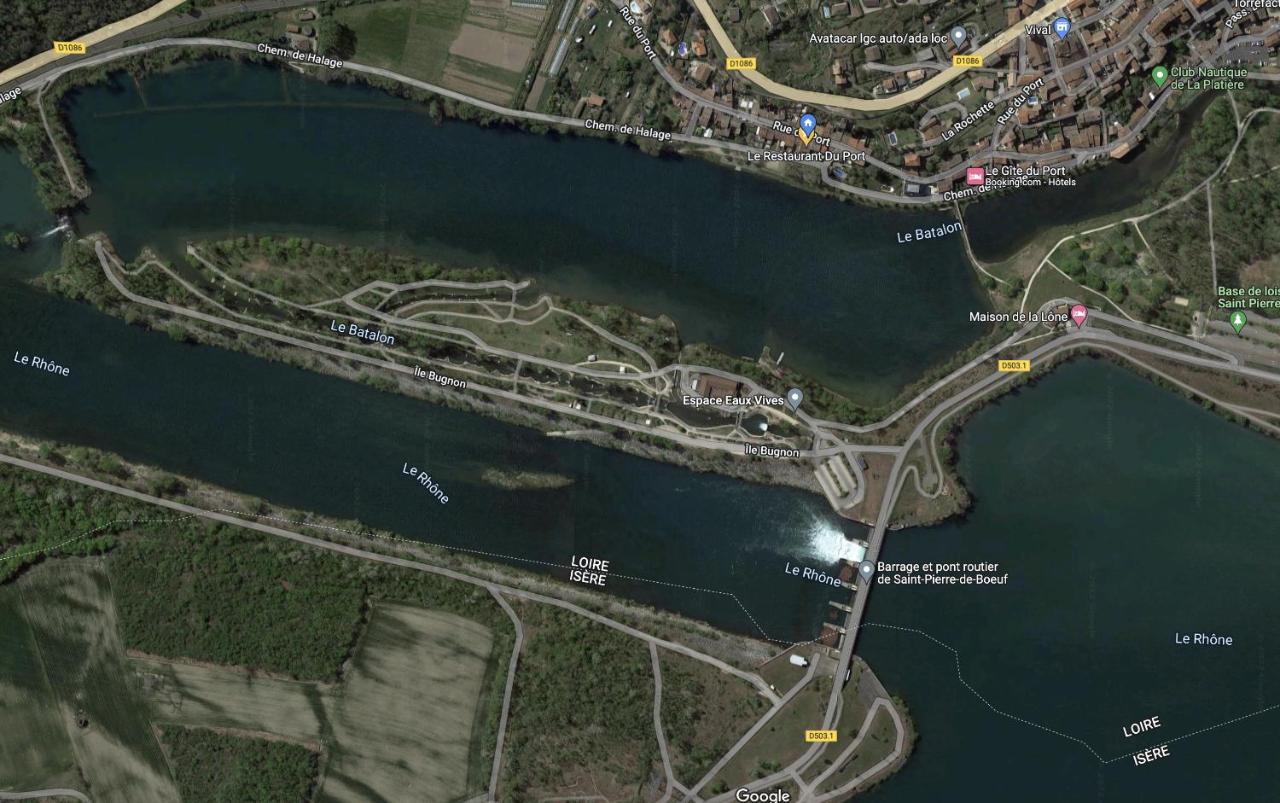 Le Gite Du Port Saint-Pierre-de-Boeuf Buitenkant foto